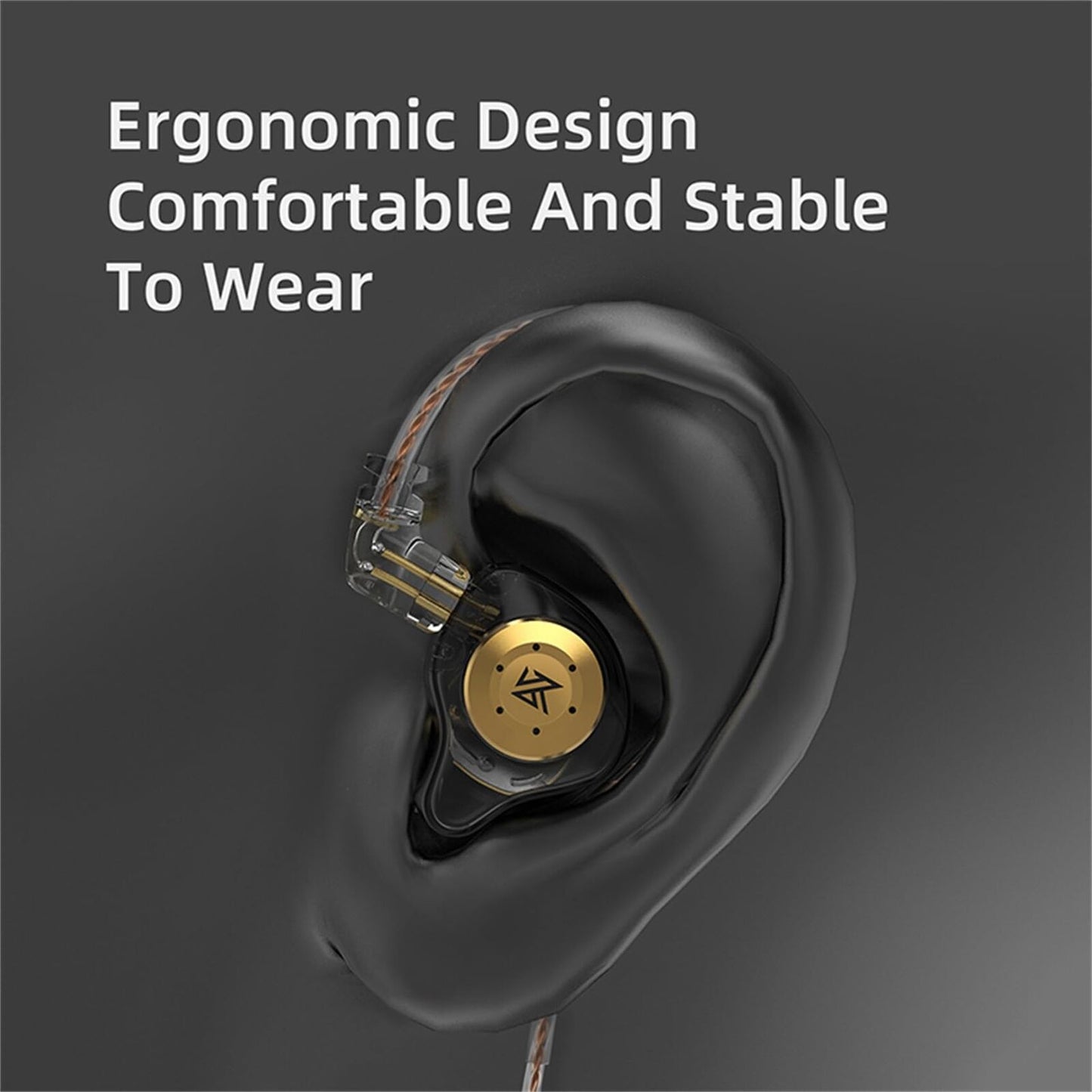KZ EDX PRO Iem Gaming Earbuds with 1DD, Wired Earphones Headphones, KZ In-Ear...