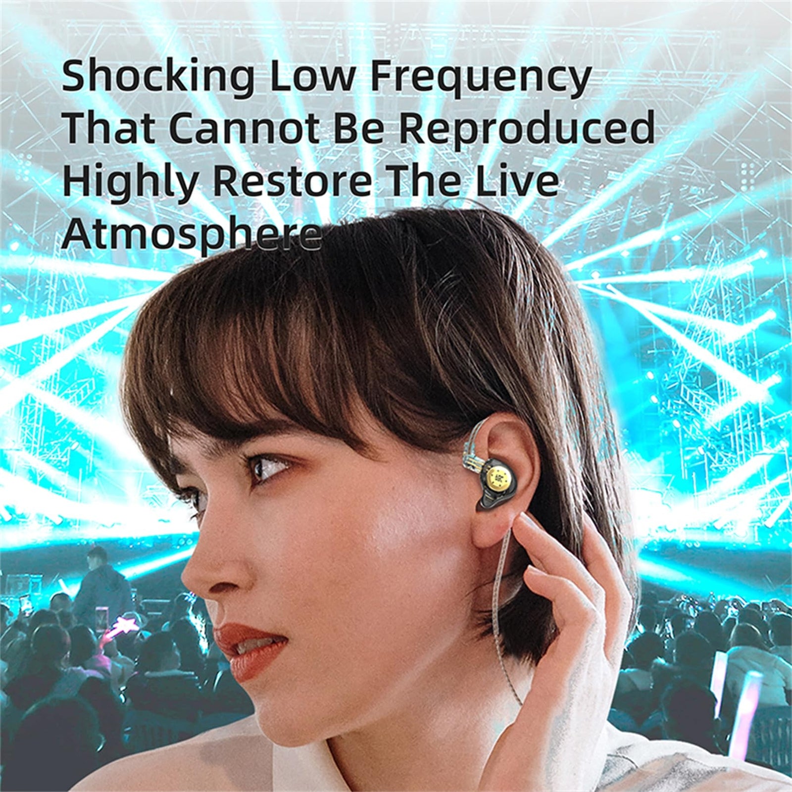 KZ EDX PRO Iem Gaming Earbuds with 1DD, Wired Earphones Headphones, KZ In-Ear...