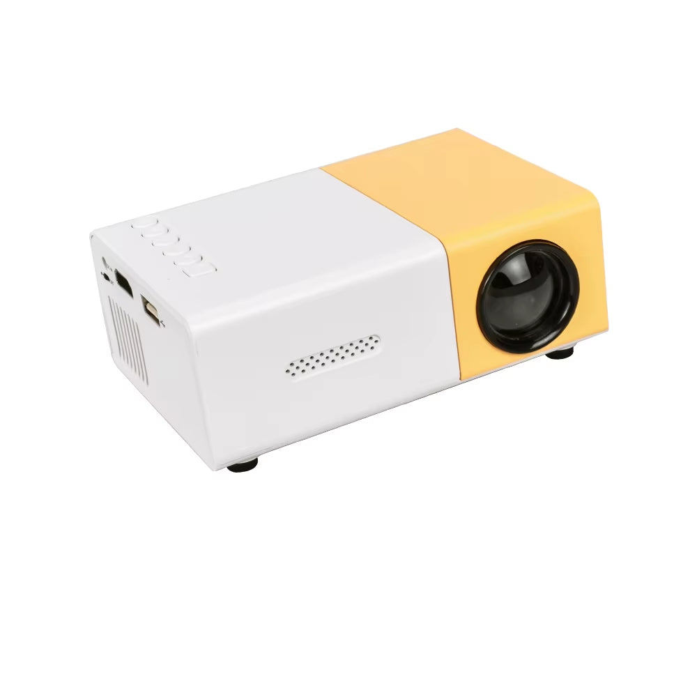 YG300 Mini LED Projector Yg300 Upgraded Version 600 Lumen 320X240P Hdmi-Compatible USB Audio Home Media Player Beamer