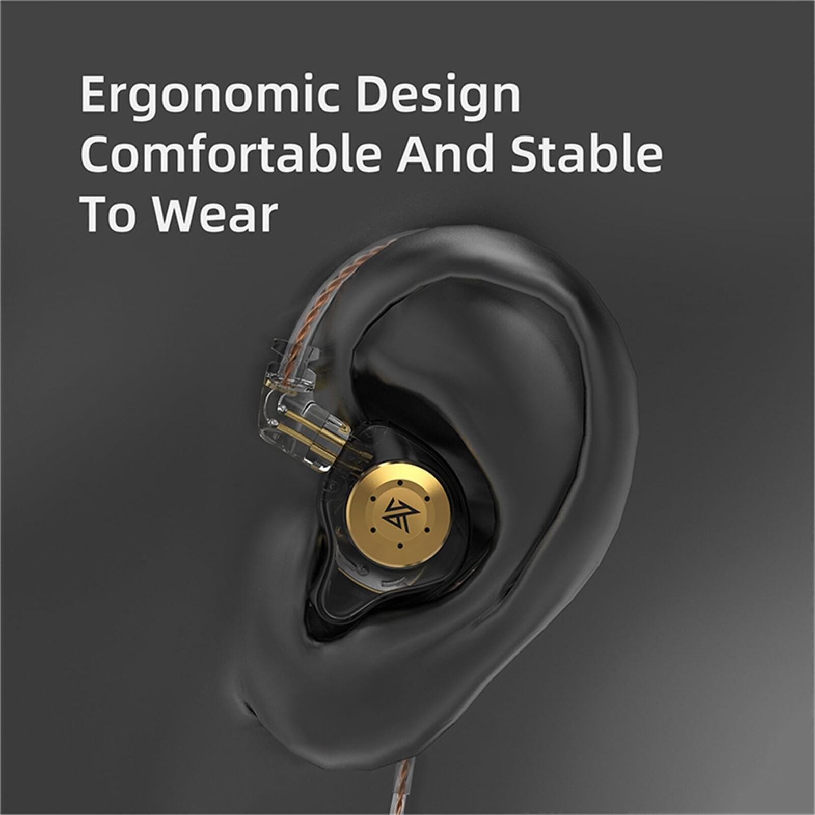 KZ EDX PRO Iem Gaming Earbuds with 1DD, Wired Earphones Headphones, KZ In-Ear...