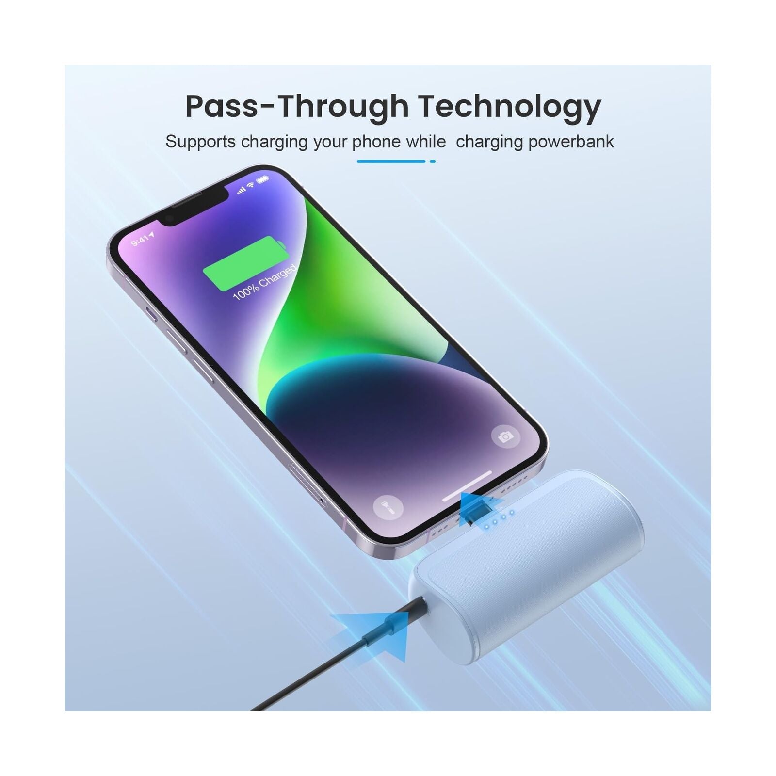 Mini Portable Charger Power Bank for Iphone,5200Mah Phone Charger, Ultra-Comp...